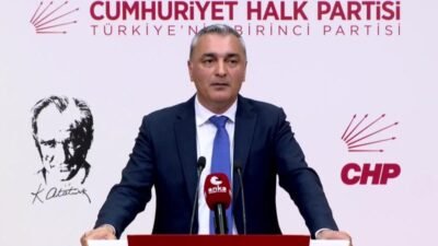 CHP Parti Sözcüsü Müslim Sarı, CHP Kurultayı'nın tedbir kararı nedeniyle