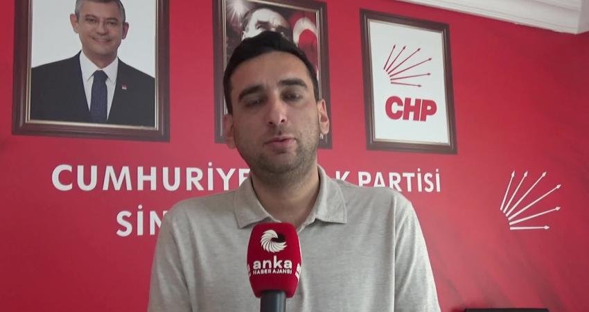 CHP Sinop İl Başkanı Aykut Cem Yalçınkaya, bazı il başkanlarının