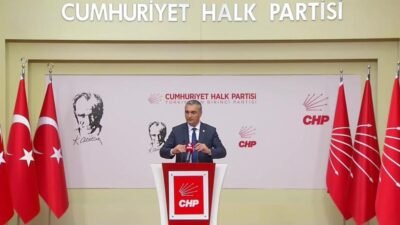 CHP Sözcüsü Müslim Sarı, bugün yapılan MYK toplantısı sonrası yaptığı