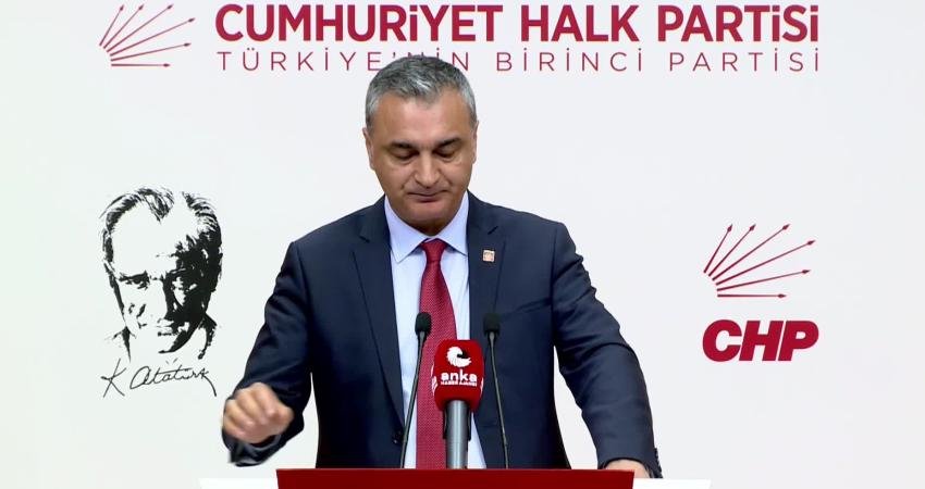CHP Parti Sözcüsü Müslim Sarı, MYK toplantısı sonrası yaptığı açıklamada,