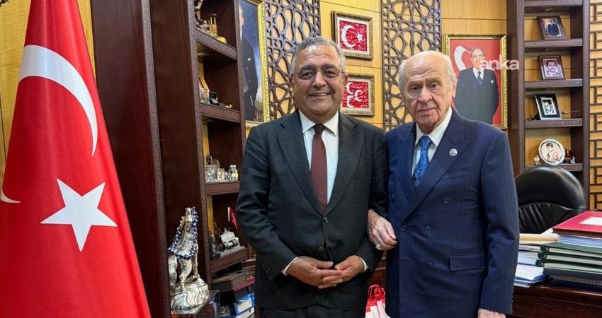 MHP Genel Başkanı Devlet Bahçeli'yi ziyaret eden CHP Diyarbakır Milletvekili