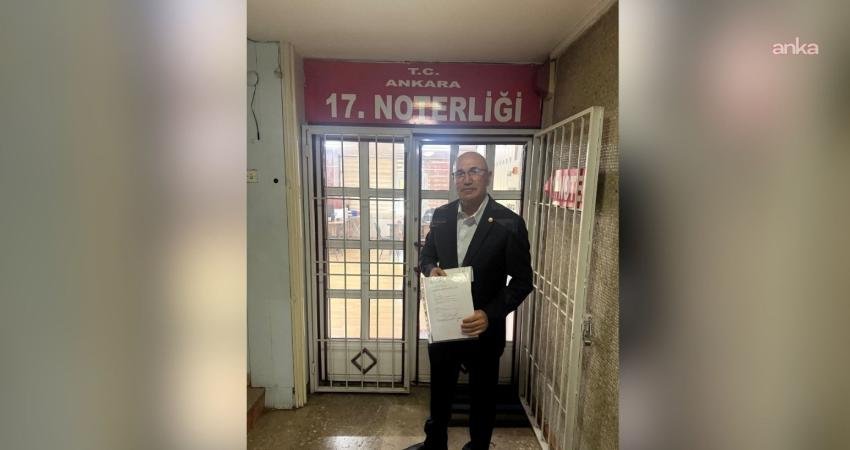 CHP Şanlıurfa Milletvekili Mahmut Tanal, olağanüstü kurultay toplanabilmesi için imza