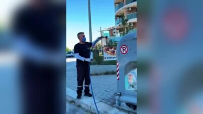 Çiğli Belediyesi, park ve yeşil alan bakımında teknolojiyi devreye alarak