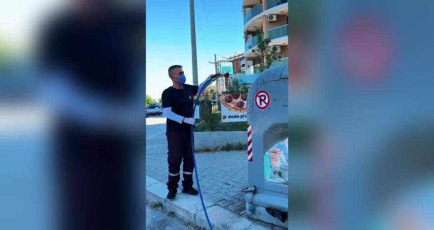 Çiğli Belediyesi, park ve yeşil alan bakımında teknolojiyi devreye alarak