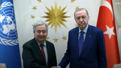 Cumhurbaşkanı Recep Tayyip Erdoğan, Birleşmiş Milletler Genel Sekreteri Antonio Guterres