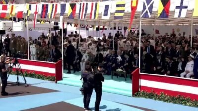 Cumhurbaşkanı Recep Tayyip Erdoğan, "Aynı anda en fazla savaş gemisi