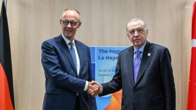 Cumhurbaşkanı Recep Tayyip Erdoğan ile Almanya Şansölyesi Friedrich Merz telefonla