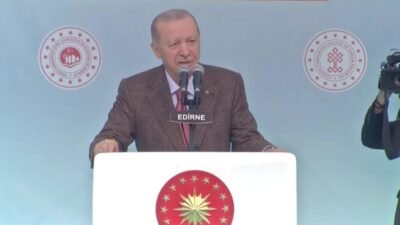 Cumhurbaşkanı Recep Tayyip Erdoğan, Edirne'de, "Bütün engellere rağmen, bütün engellemelere
