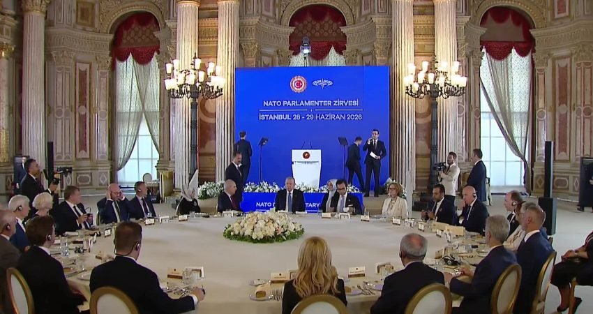 Cumhurbaşkanı Recep Tayyip Erdoğan, NATO Parlamento Başkanları onuruna verilen öğle