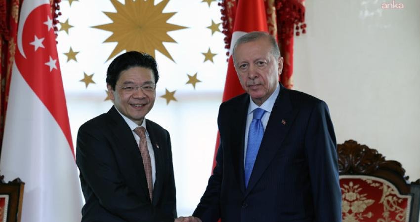 Cumhurbaşkanı Recep Tayyip Erdoğan, Türkiye'ye çalışma ziyaretinde bulunan Singapur Başbakanı