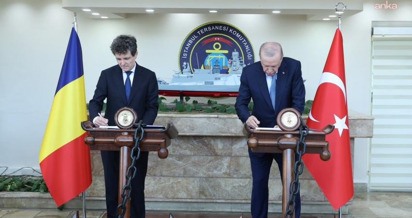 Cumhurbaşkanı Recep Tayyip Erdoğan'ın Romanya Cumhurbaşkanı Nicuşor Dan ile gerçekleştirdiği