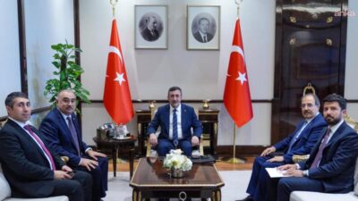 Cumhurbaşkanı Yardımcısı Cevdet Yılmaz, görev süresinin sona ermesi nedeniyle veda