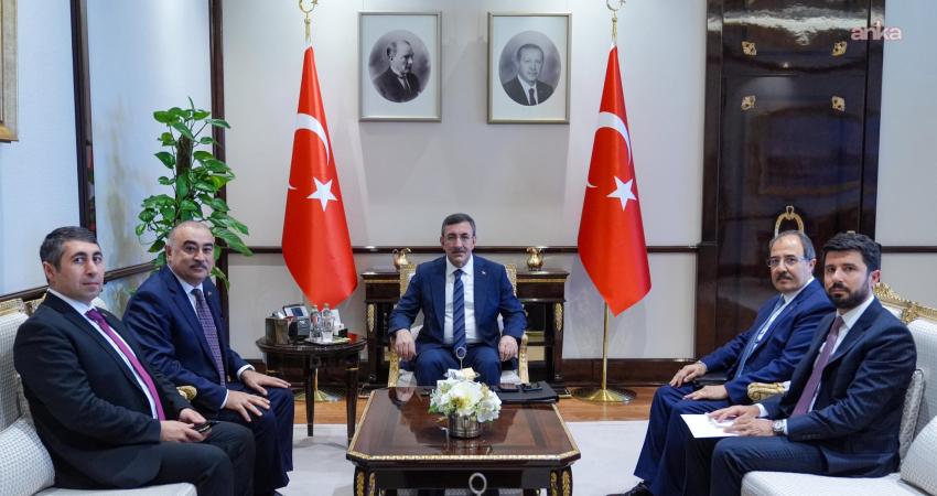 Cumhurbaşkanı Yardımcısı Cevdet Yılmaz, görev süresinin sona ermesi nedeniyle veda