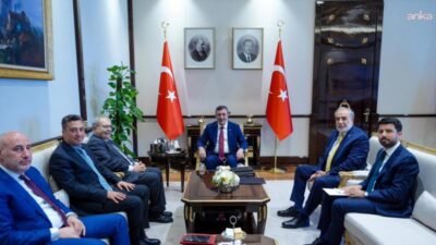 Cumhurbaşkanı Yardımcısı Cevdet Yılmaz'ın, Lübnan Başbakan Yardımcısı Tarık Mitri ile