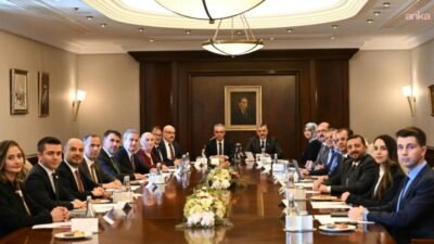 Cumhurbaşkanlığı Hukuk Politikaları Kurulunun toplantısı, Çankaya Köşkü’nde Kurul Başkanvekili Mehmet