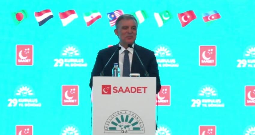 11. Cumhurbaşkanı Abdullah Gül, D-8'in 29. kuruluş yıl dönümü programında