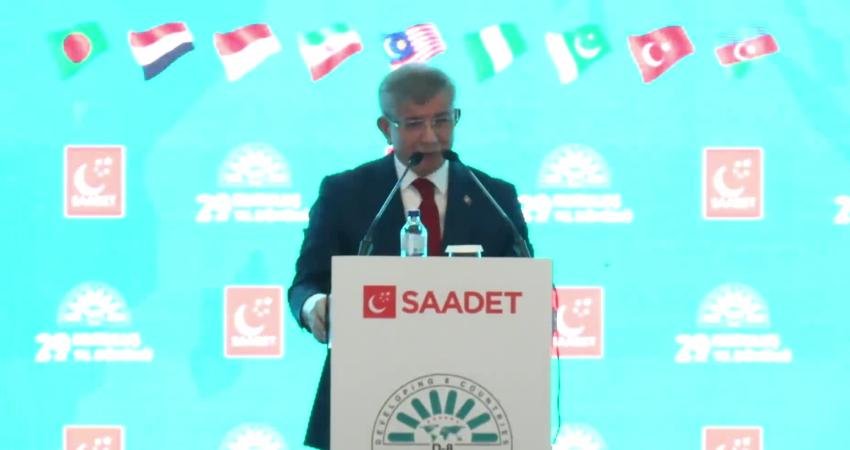 Gelecek Partisi Genel Başkanı Ahmet Davutoğlu, D-8'in 29. kuruluş yıl