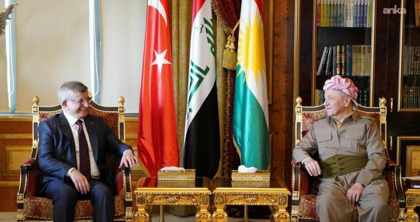 Gelecek Partisi Genel Başkanı Ahmet Davutoğlu, beraberindeki heyetle birlikte KDP