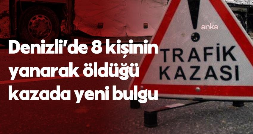 Denizli'de, Pamukkale Turizm‘e ait yolcu otobüsünün bariyerlere çarparak yanması sonucu