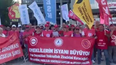 Devrimci Emekliler Sendikası Samsun Şubesi, emekli aylıklarına temmuz ayında yüzde