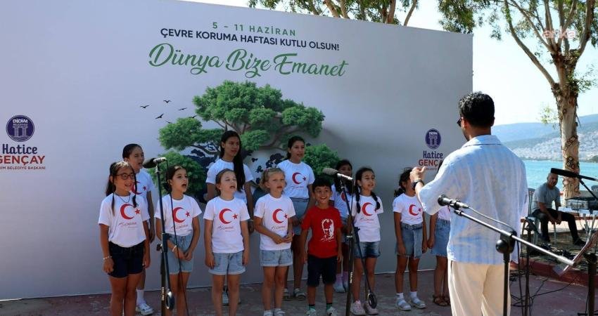 Didim Belediyesi tarafından 5-11 Haziran Çevre Koruma Haftası dolayısıyla düzenlenen
