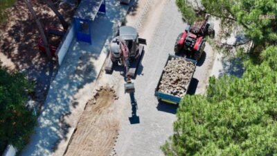 Didim Belediyesi, Balat Mahallesi’nde yol konforunu artırmak ve mahalle dokusunu