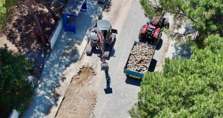 Didim Belediyesi, Balat Mahallesi’nde yol konforunu artırmak ve mahalle dokusunu