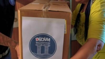 Didim Belediyesi, sosyal destek çalışmaları kapsamında ihtiyaç sahibi hanelere temizlik