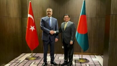 Dışişleri Bakanı Hakan Fidan, Bangladeş Dışişleri Bakanı Khalilur Rahman ile
