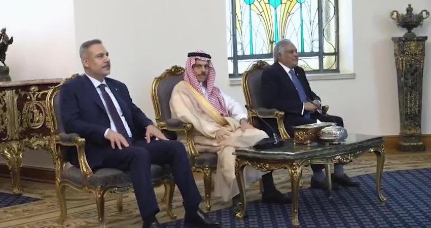 Dışişleri Bakanı Hakan Fidan, Mısır Cumhurbaşkanı Abdulfettah es-Sisi tarafından kabul