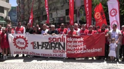 DİSK Ege Bölge Temsilcisi Deniz Şahin Gümüştekin, 15-16 Haziran Büyük