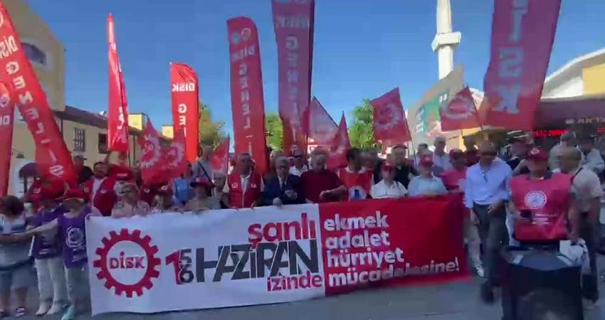 DİSK, Samsun'da 15-16 Haziran işçi direnişinin 56. yıl dönümüne ilişkin