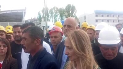Doruk Madencilik işçileri, 28 Nisan'da verilen taahhütlerin yerine getirilmemesini protesto