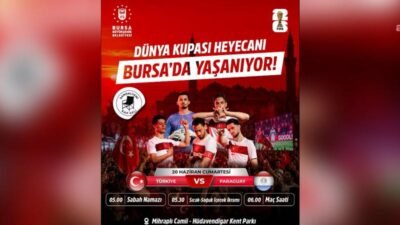 Bursa Büyükşehir Belediyesi, A Milli Futbol Takımı'nın 2026 FIFA Dünya