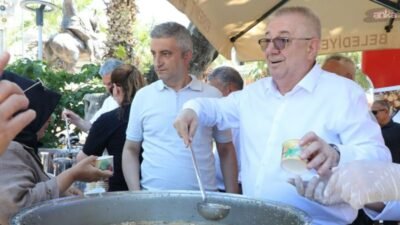 Edremit Belediyesi tarafından Muharrem ayı dolayısıyla düzenlenen aşure hayırları başladı.