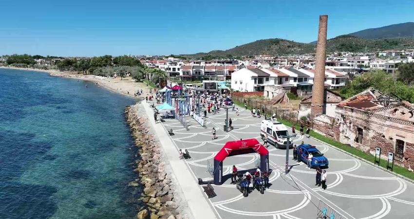 Edremit Yarı Maratonu, Güre Mahallesi sahilinde büyük bir katılımla gerçekleştirildi.