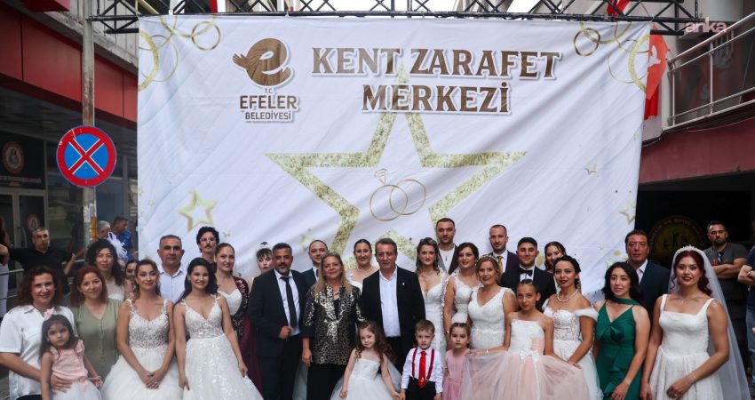 Efeler Belediye Başkanı Anıl Yetişkin’in, evlilik hazırlığı yapan çiftlere destek