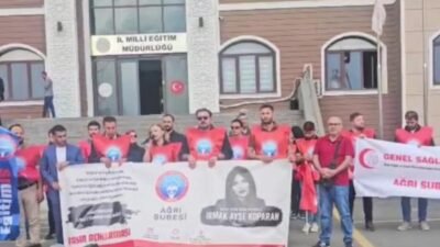 Eğitim-İş, yaşamını yitiren öğretmen Irmak Ayşe Koparan’ın ardından Ağrı İl