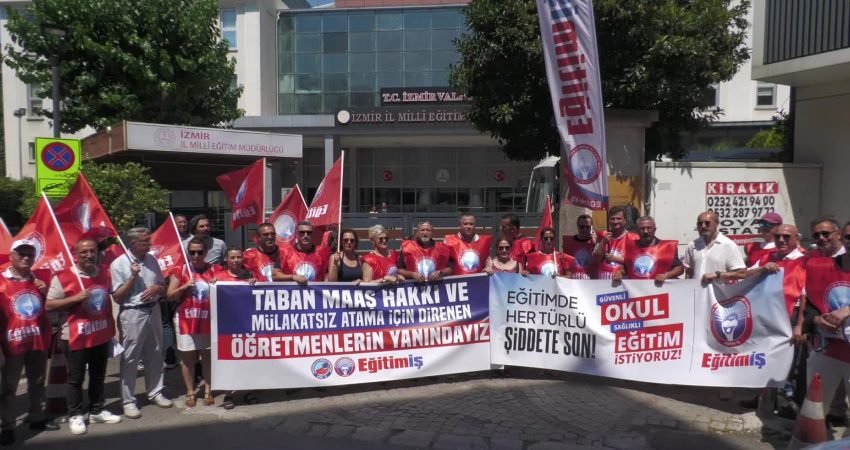 Eğitim-İş İzmir Şubeleri, eğitim öğretim yılının sona ermesi nedeniyle İl