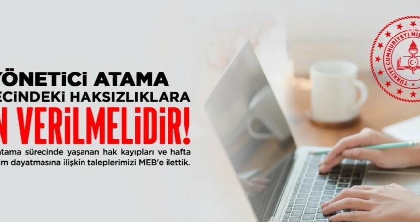 Eğitim-İş, Milli Eğitim Bakanlığı'nın "Yönetici Yetiştirme Programı"nın eğitim emekçilerini tükenmişlik