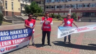 Eğitim-İş Sendikası Sinop Şube Başkanı Celal Şahbenderoğlu, okulların güvenli sığınak