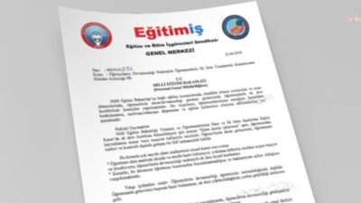 Eğitim-İş, dönem sonlarında öğrenci devamsızlığı gerekçe gösterilerek öğretmenlerin ek ders