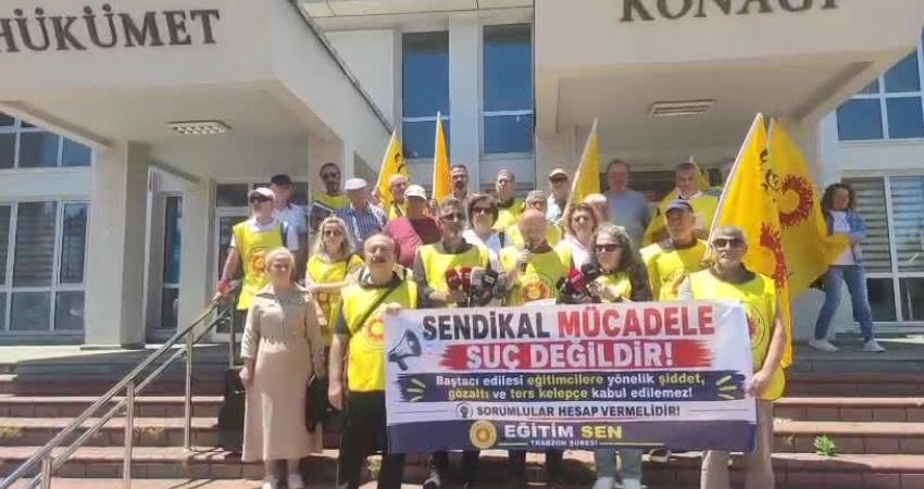 Eğitim Sen Trabzon Şube Başkanı Muhammet İkinci, Ankara’da mülakat mağduru