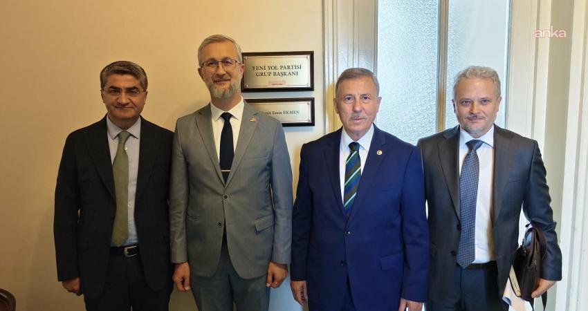 Yeni Yol Partisi Grup Başkanı Mehmet Emin Ekmen ve Grup