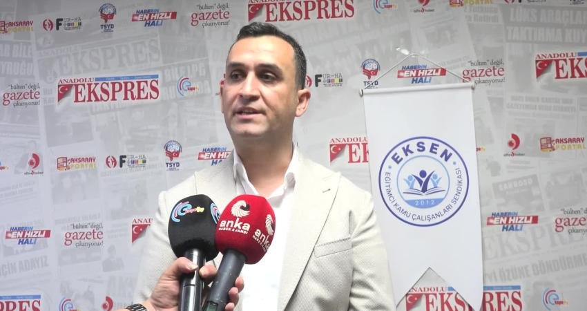 Eğitimci Kamu Çalışanları Sendikası (Eksen Eğitim-Sen) Aksaray İl Başkanı Cihangir