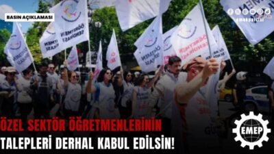 EMEP Genel Başkanı Seyit Aslan, hükümete ve Milli Eğitim Bakanı Yusuf