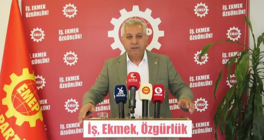  EMEP Genel Başkanı Seyit Aslan, CHP'nin 38. Olağan Kurultayı'na ilişkin