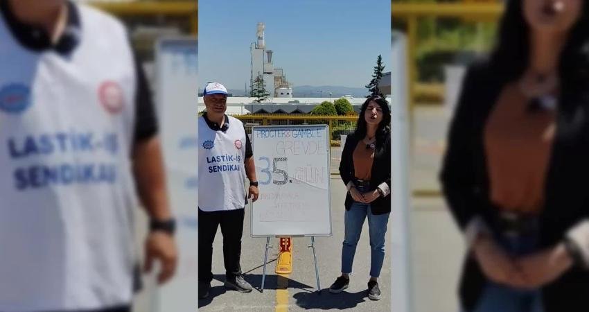EMEP Genel Başkan Yardımcısı Arzu Erkan ile partinin Gebze İlçe