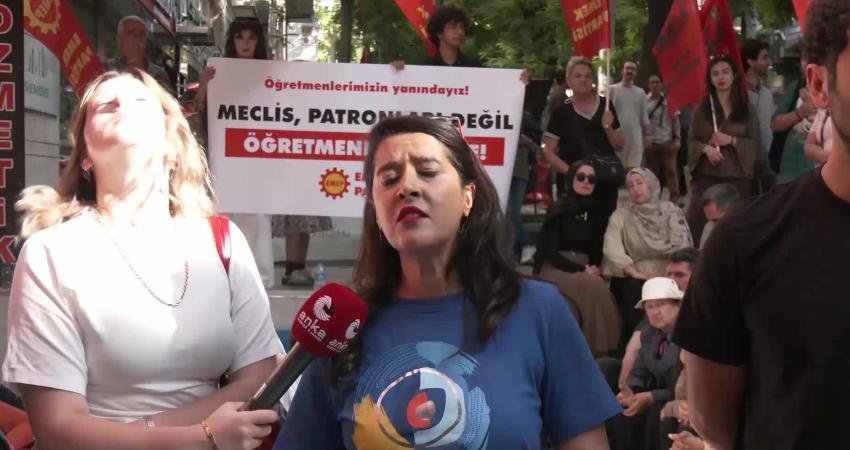 EMEP Gaziantep Milletvekili Sevda Karaca, partisinin Ankara İl Örgütü ile