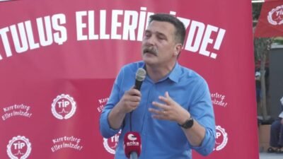 TİP Genel Başkanı Erkan Baş, İzmir'de düzenlenen forumda "NATO Zirvesi"